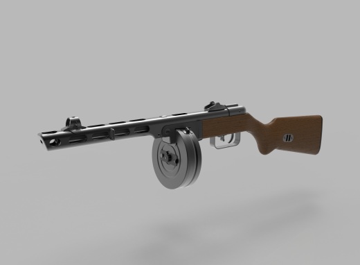PPSh41 Submachine Gun二战苏联造波波沙冲锋枪缩略图